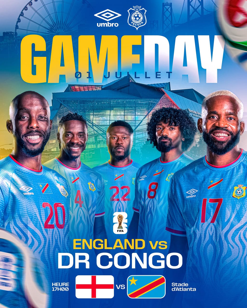 Mondial 2026 : RDC–Angleterre, ce match de prestige qui est passé du rêve à la réalité